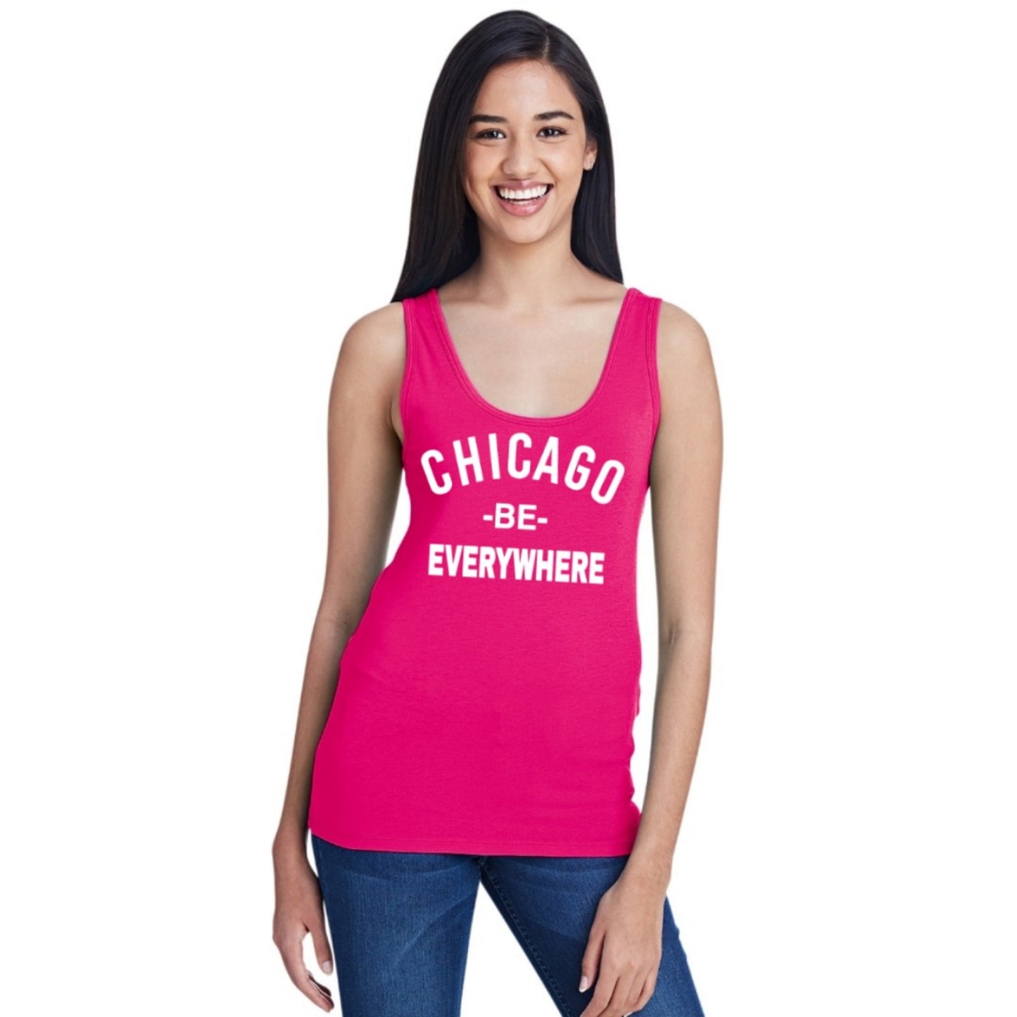 Chicago BE EVERYWHERE  Ladies Tank top
